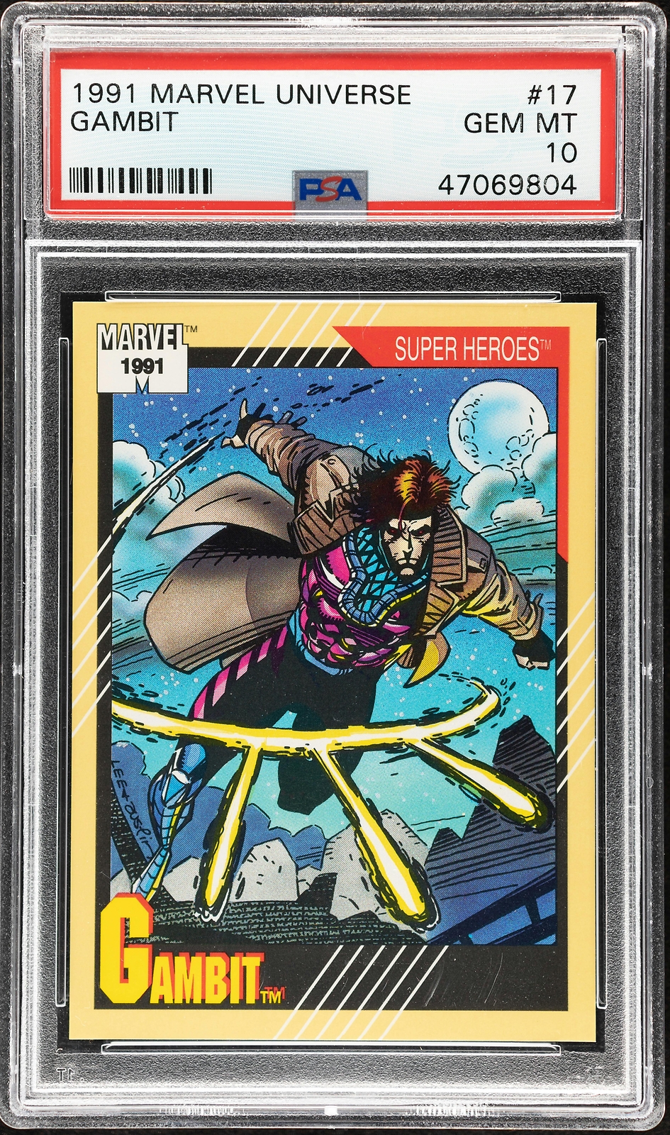 1991 Marvel Universe II Gambit #17 PSA 10
