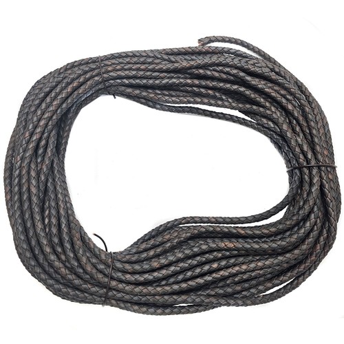 Cavo Cuoio Rotondo Intrecciato, Bolo 6 MM ( Da 4,45 €/ M) Lunghezza / Colore: - Bild 8 von 15