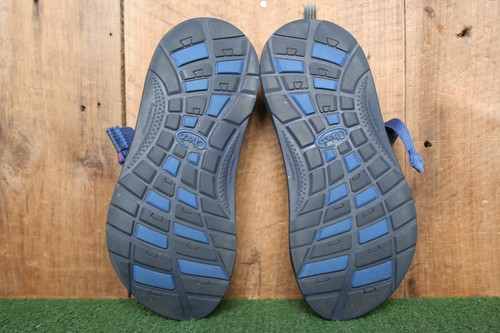 CHACO ZX/1 EcoTread Barrez Royal Canvas Water Sport Sandals Youth Sz. 4 - Picture 5 of 9