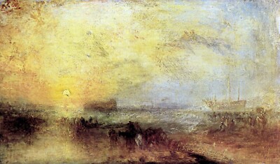 Day after the storm by Joseph Mallord Turner Giclee Reproduction on Canvas