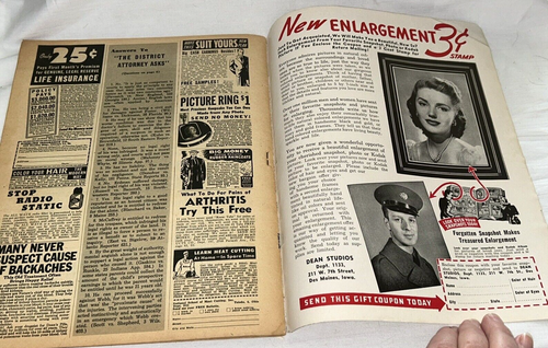 Front Page Detective Magazine February 1945 Murder at the Sanitarium - Imagen 23 de 24