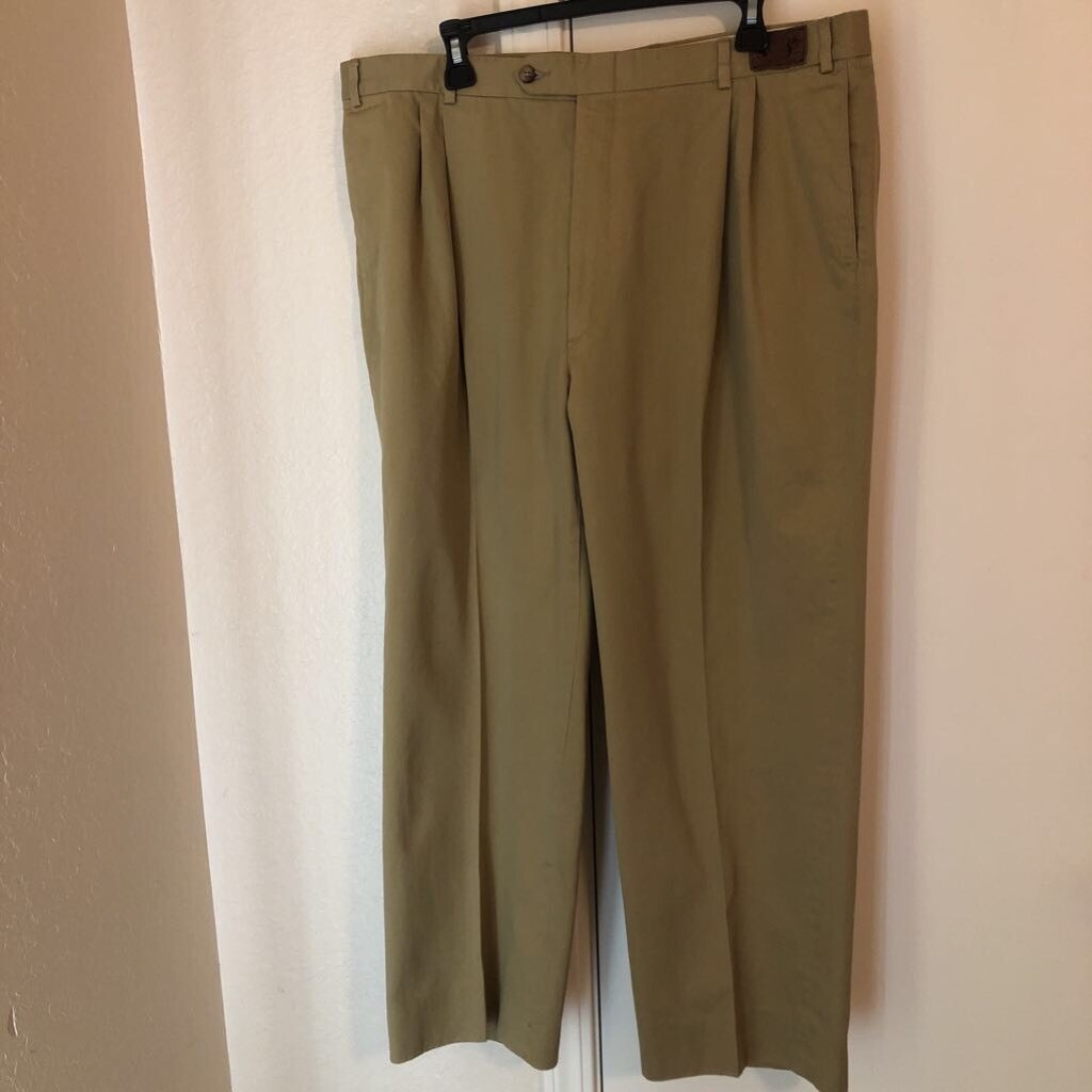 Robert Amerigo Mens Dress Pants Beige Slash Pockets P… Gem