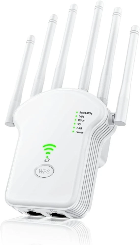 1/2/3x Wifi Range Extender Internet Router Wlan Repeater-Verstärker 1200Mbit/s - Bild 2 von 4