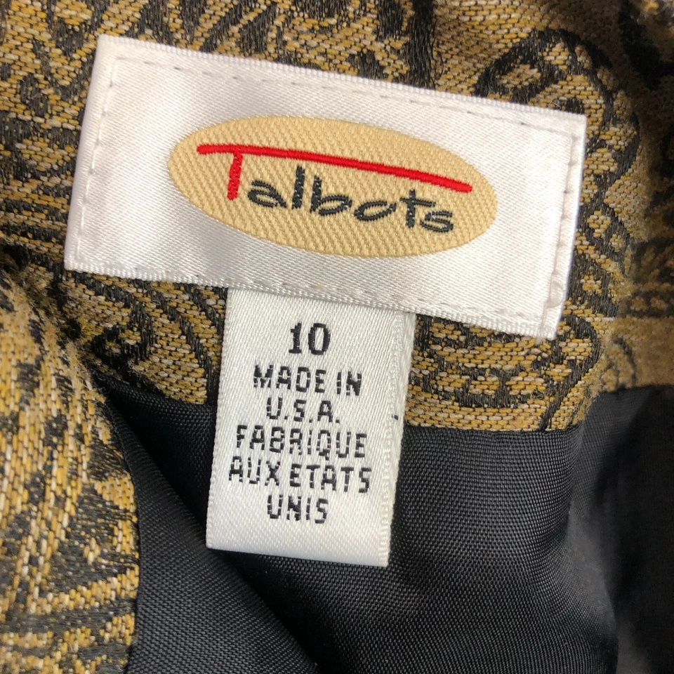 Falda larga envolvente Talbots marrón cachemira para mujer cierre de 10 botones Y2K carrera retro Foto 3 de 4