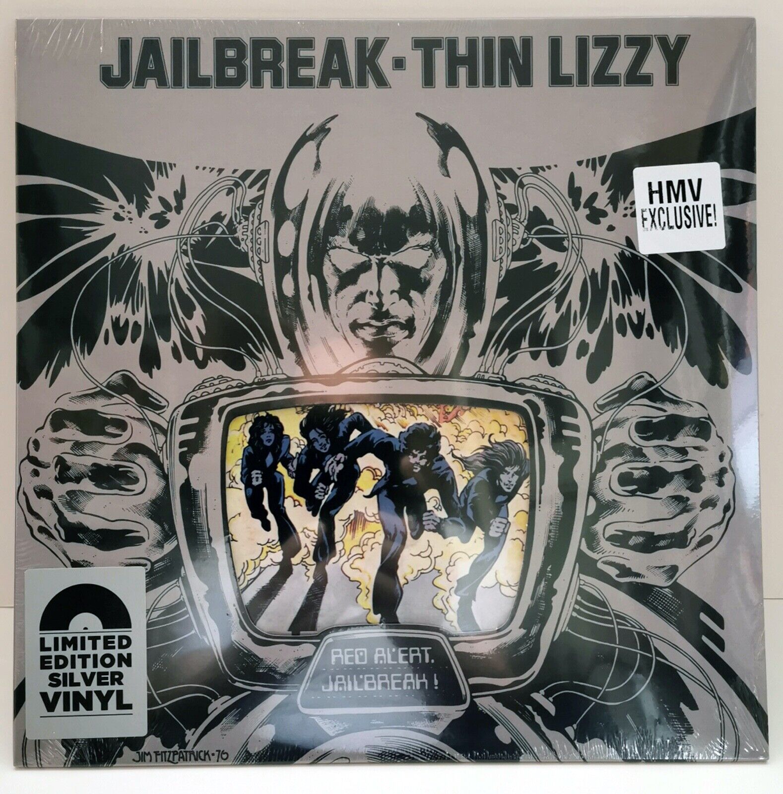 Thin Lizzy - Jailbreak - HMV Silver Vinyl - Sealed - Rare : Now Hard To Find Zamówienie wysyłkowe NOWOŚĆ