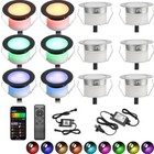 WIFI 45mm Decking Lights RGBW IP67 LED Deck Lights for Terrace/Patio/Path/Garden