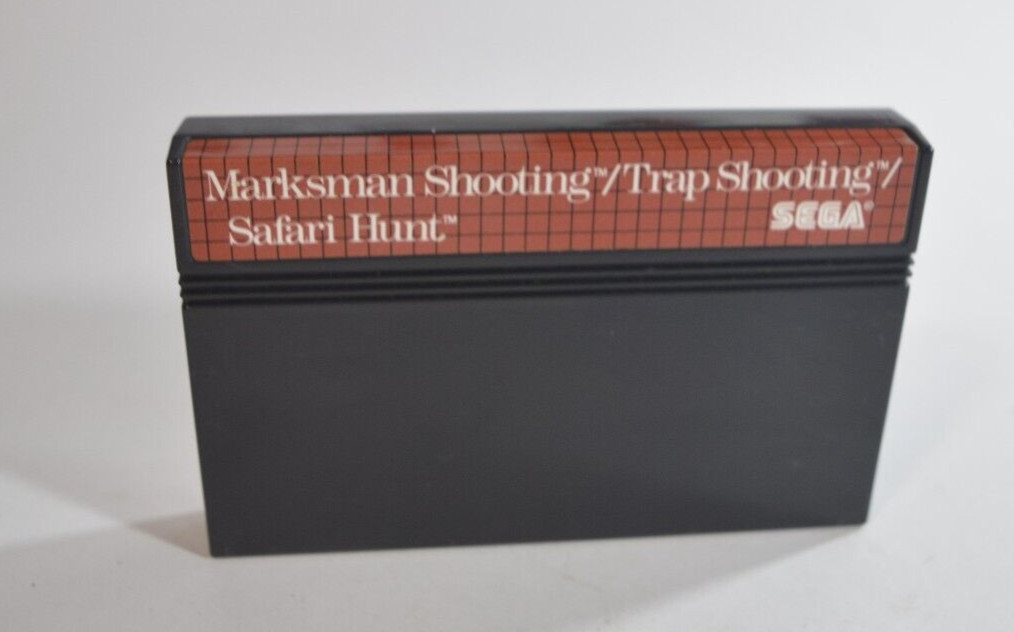 Trap shooting/ Marksman Shooting / Safari  Hunt Master System Sega PAL original