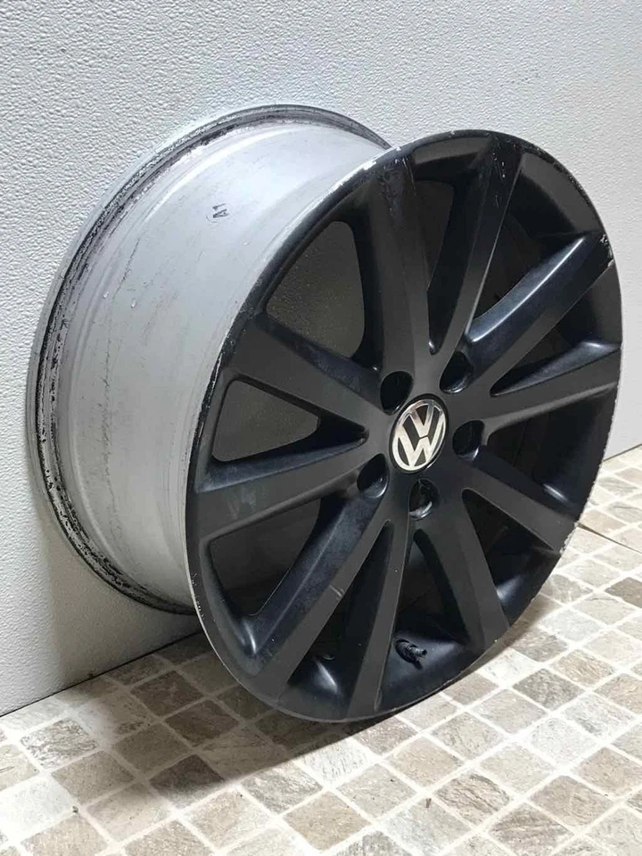 Alloy Wheel Rim 17x7-1/2 Painted 3C0601025J Fits 2007-2011 VOLKSWAGEN EOS 17" - Image 3 of 4