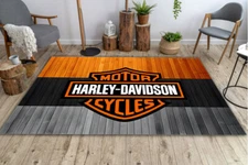 Harley Rug,For Bedroom Harley Rug,Fan Rug, For Living Room Harley Rug,Harley Rug