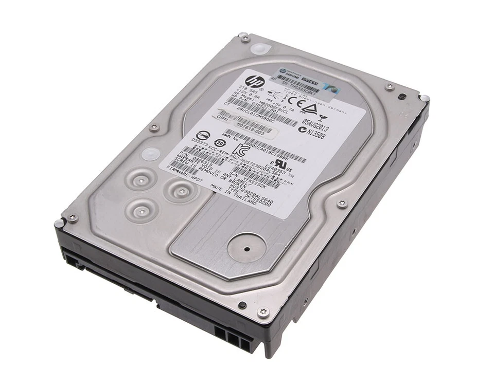 HP 2 TB 3,5" SAS HDD @7,2k // 638521-001 // 507618-003