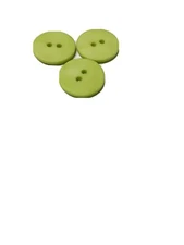 25 NEW 3/4 INCH LIME GREEN DULL/MATTE FINISH BUTTONS # 261CD29 - 20