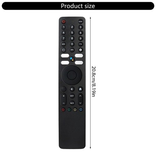 Remote Control Voice Remote Control Replacement Controller without Battery Black - Afbeelding 8 van 8