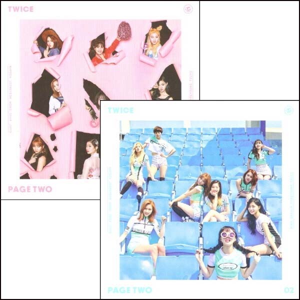 TWICE - Page Two (2nd Mini Album) PINK + MINT 2 version Set