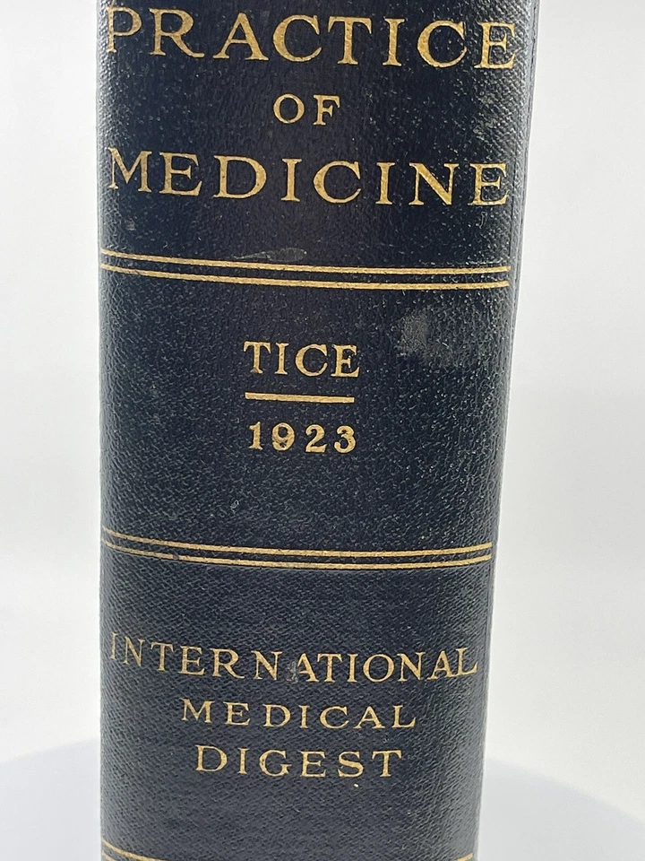 Antique Practice Of Medicine Rice 1923 International Medical Digest W.F. Prior  - Image 4 of 4