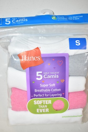 Camis Hanes talla 6 para niña - Imagen 1 de 6