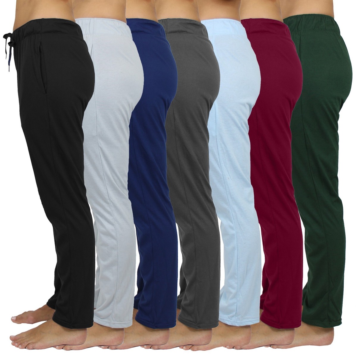 Womens Loose Fit Lounge Pants Sleep Gym Active Pajama Sweatpants