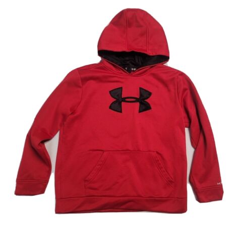 Under Armour Jungen Hoodie Rot Large Youth Storm Warm