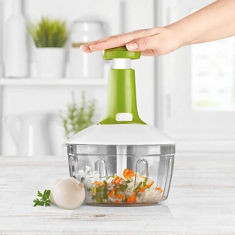 Manual Hand Press Garlic Onion Chopper Vegetable Food Cutter Processor Dicer RED
Opens in a new wind