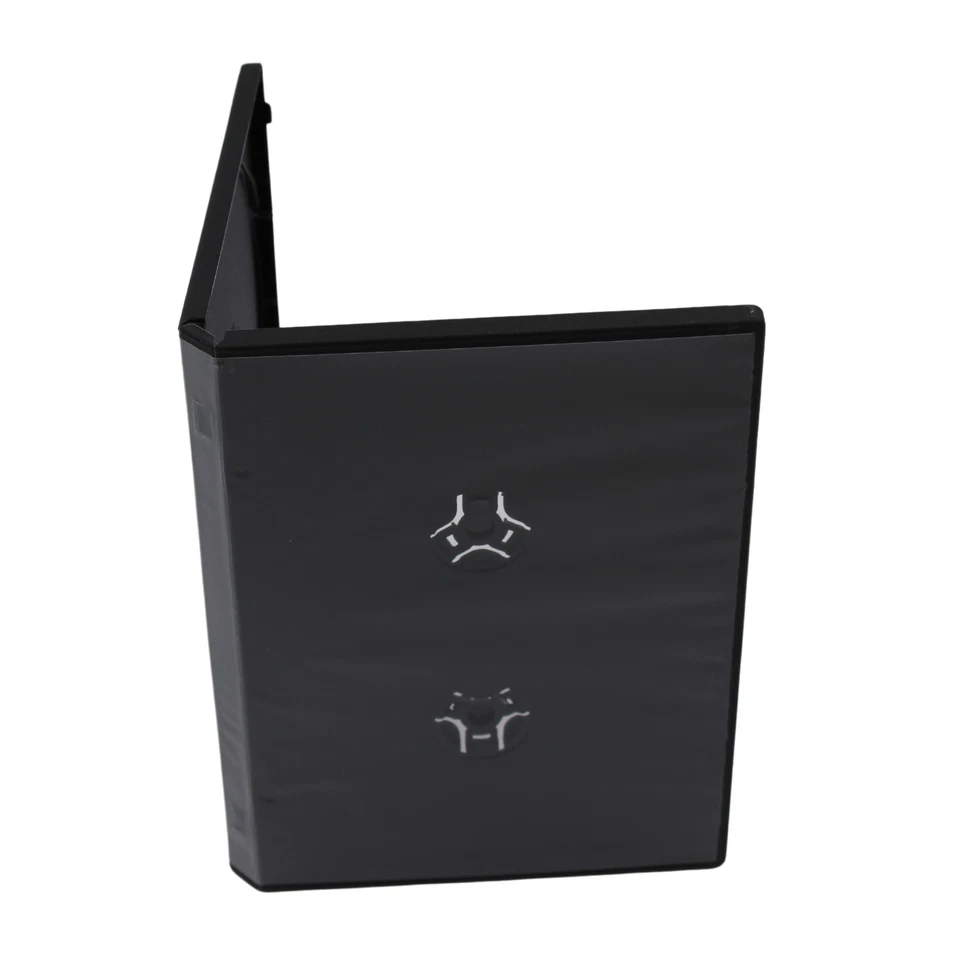 New Standard Black 4-Disc DVD Replacement 14mm Case Premium Movie Storage Shell Foto 2 de 3