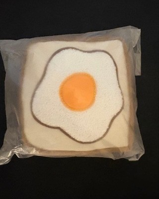 Fried Egg Pouch Laputa Bread Toy Store Purchase Tag