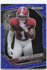 2025 Prizm Black NIL Domani Jackson Blue Shimmer /35