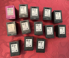 Authentic HP 62 62XL Empty Black Tri-color Ink Cartridges LOT OF 13 PARTS ONLY