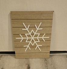 Wooden Snowflake Wall Decor