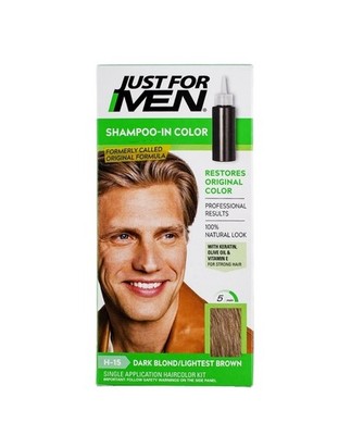 3 Pack Just For Men Original Formula Hair Color, Dark Blond/Lightest Brown H-15