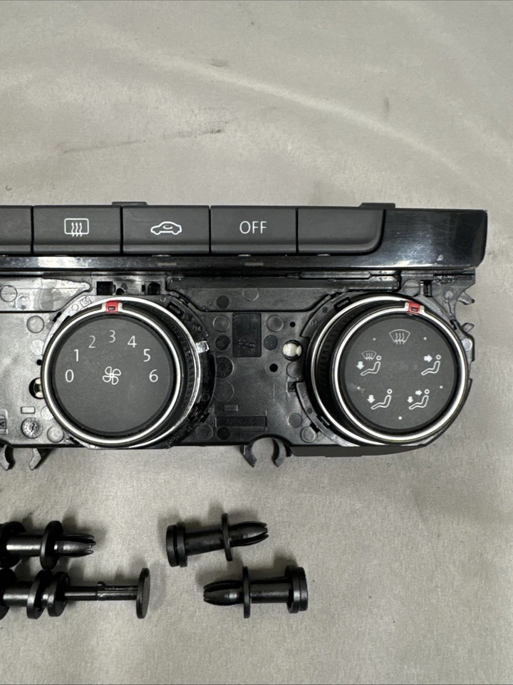 2015-2019 Volkswagen Golf OEM Manual Climate Control Unit Assembly Heated Seats - Image 3 of 4