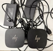 3 Sets Of HP Thunderbolt 120W G2 Docking Station HSN-iX01 with 120w AC Adapter