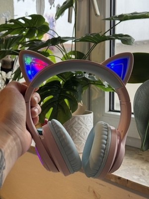 iClever Bluetooth Kopfhörer Kinder Rosa ab 3 Jahren