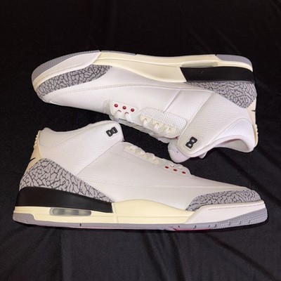 Size 18 - Jordan 3 Retro Mid White Cement Reimagined for sale