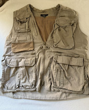 Vintage Banana Republic Vest Mens XL Fishing Hunting Tactical Hiking Photography