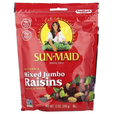 California Mixed Jumbo Raisins, 12 oz (340 g)