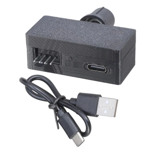 Computer Cooling Fan PWM Controller 4 Wire Speed Governor Type C Power Supply