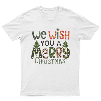 We Wish You A T-Shirt Unisex Retro Lustig Damen Vintage Herren Kleidung Oberteil -b