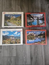 4 x Puzzle  Konvolut 1000 Teile Castorland Schmidt.......