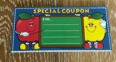 Vintage Carson Dellosa Teachers Choice Incentive Booklet Smiling Apple CD-9582