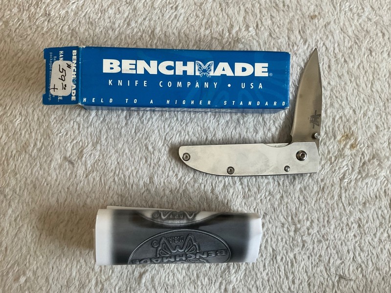 BENCHMADE 335, BIG SPENDER, NEW IN BOX, ALL STAINLESS