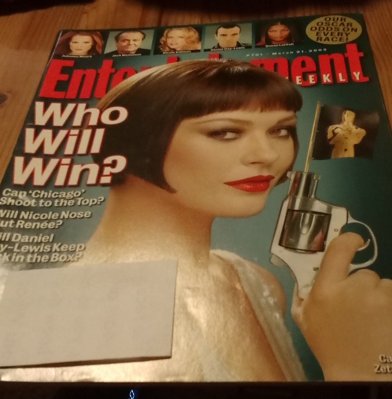 Lot Set 4 Entertainment Weekly EW Magazines Oscars Catherine Zeta Jones 2003