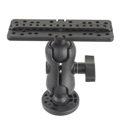 BOSHCHEN Fish Finder Mount Base, Universal 360° Rotation Ball-Mount Fish Find...