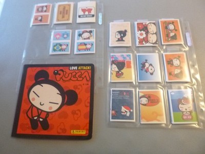 Pucca - Love Attack - Collectible Sticker Album & Complete set of stickers - NEW