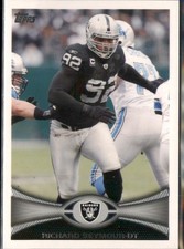 RICHARD SEYMOUR #405 2012 Topps Oakland Raiders NM