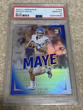 2024 Panini Luminance Blue Drake Maye Rookie 59/150      PSA 10 WOW!!!!!