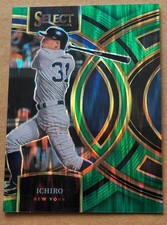 2024 Panini Select Premier Level Ichiro Green Flash Prizm #91 New York Yankees