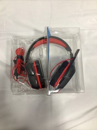Logitech G230 Black/Red Over the Ear Gaming Headset - Picture 2 of 4