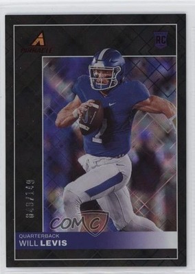 2023 Panini Chronicles Draft Picks Pinnacle Red /149 Will Levis #4 Rookie RC pe8