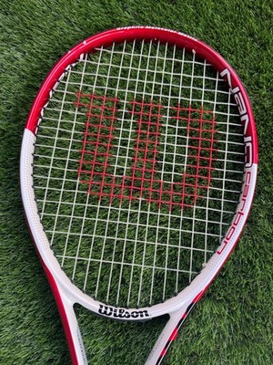 WILSON NANO 9 CARBON TENNISSCHLÄGER MIT ABDECKUNG. GRIP GR 3. GRATISVERSAND