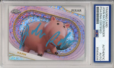 2025 TOPPS CHROME DISNEY MINI DIAMONDS HAMM SIGNED JOHN RATZENBERGER PSA DNA COA