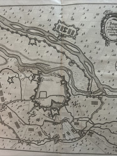Piemonte /Vercelli 1638Pianta della Città. Merian, Matthäus - Picture 4 of 9
